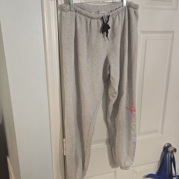 Victoria's Secret Gray and Pink Jogger Sweatpants - Picture 5 of 6